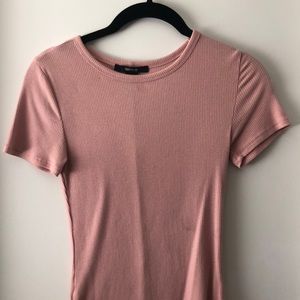 Blush pink one piece top